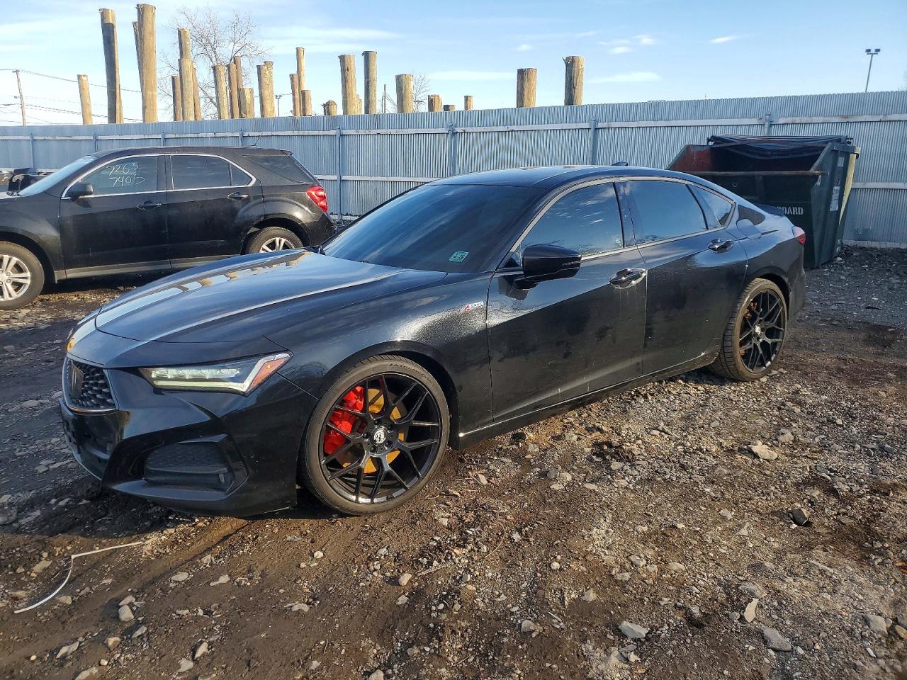 2021 Acura TLX w/A-Spec Package, VIN 19UUB5F57MA004270 — Stripped