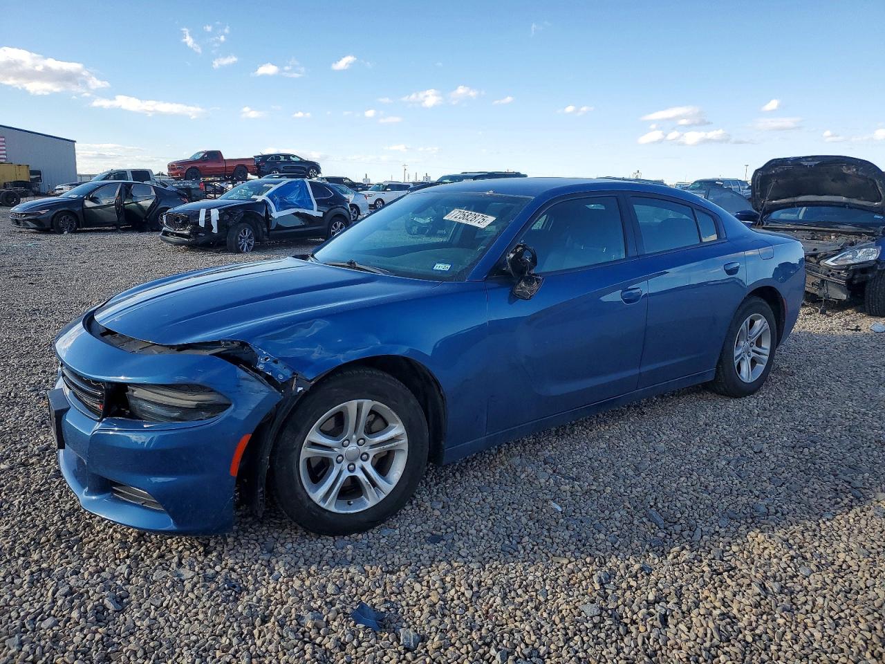 2021 Dodge Charger SXT, VIN 2C3CDXBG1MH574147 — Front end