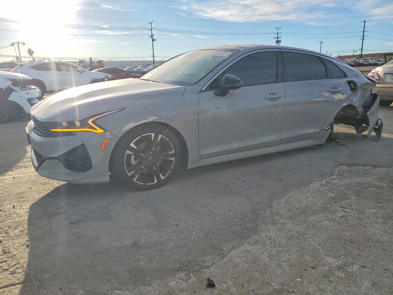 2022 Kia K5 GT-Line, VIN 5XXG64J25NG125974 — Rear end
