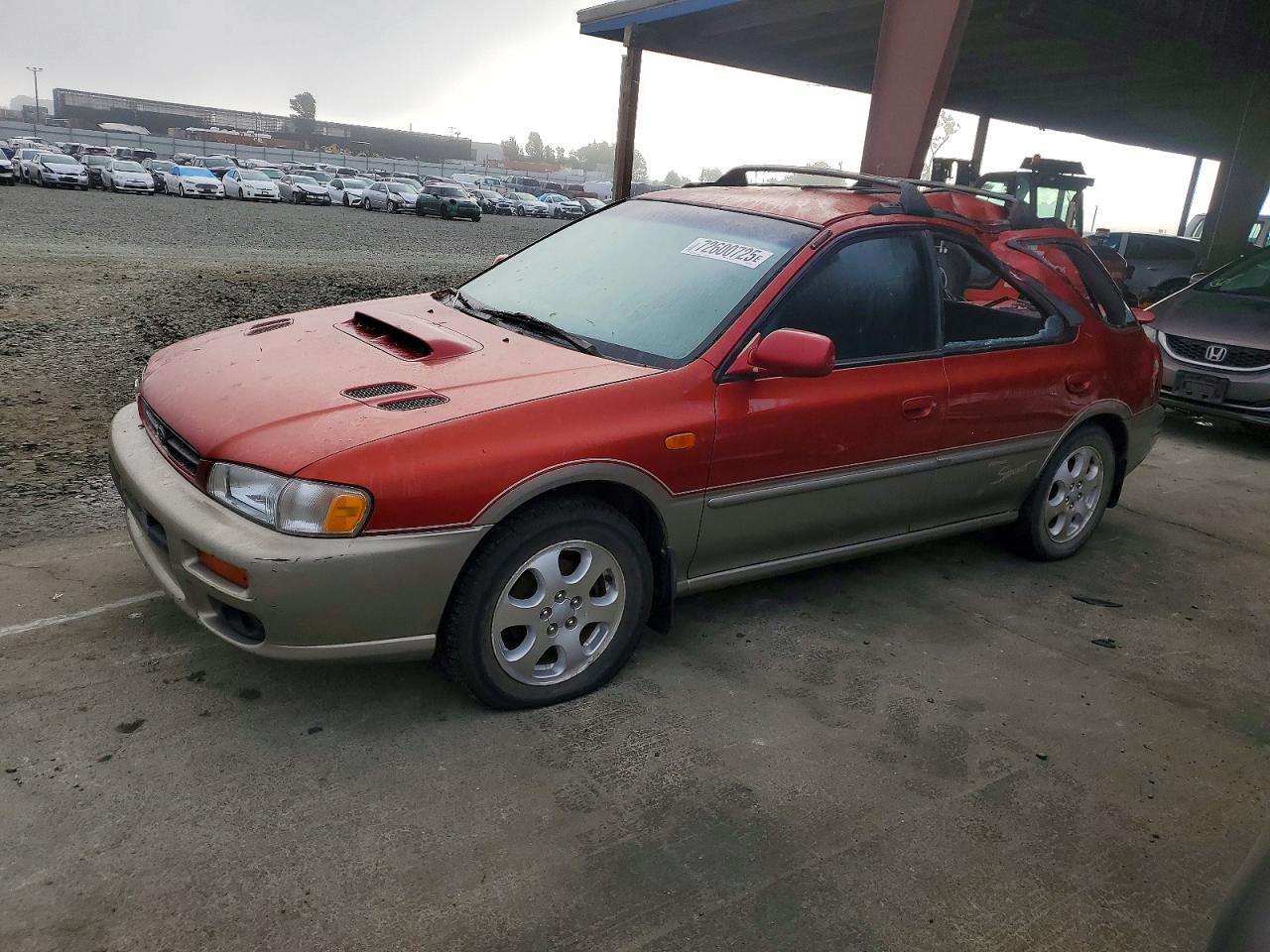 2000 Subaru Impreza Outback Special Sports, VIN JF1GF4858YG806360 — Roof