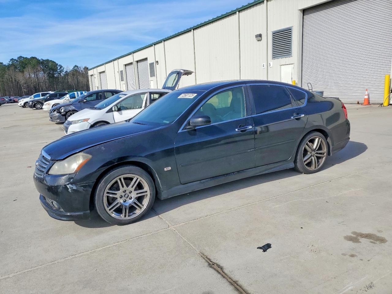 2007 Infiniti M Sport, VIN JNKBY01E17M403465 — Interior fire