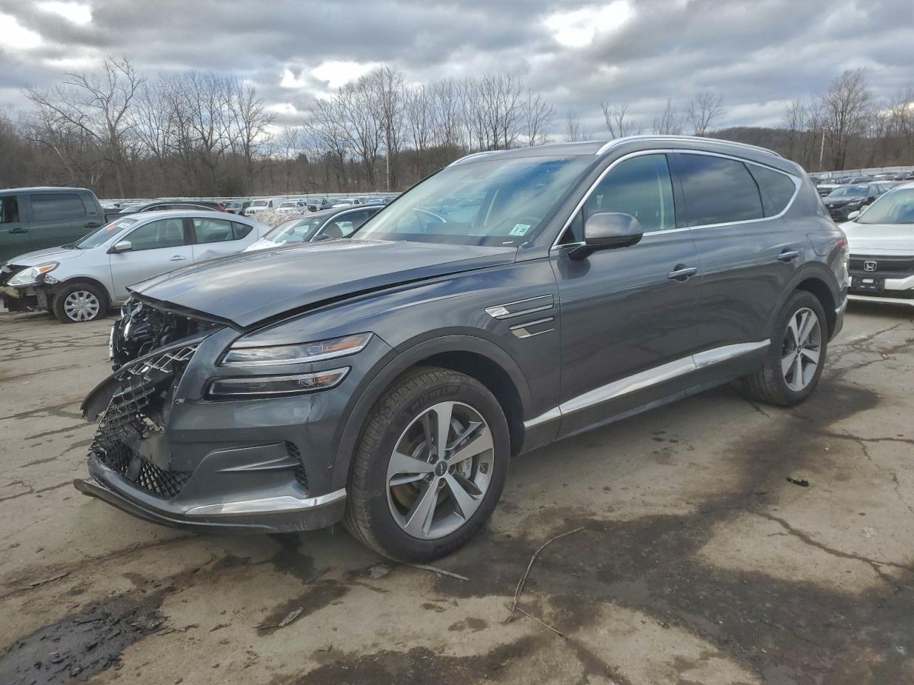 2023 Genesis GV80, VIN KMUHCESC2PU132434 — Front end