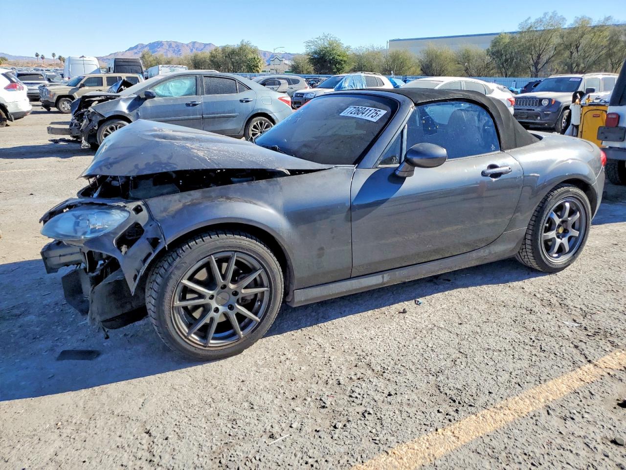 2014 Mazda MX-5 Miata Sport, VIN JM1NC2JF4E0235049 — Front end