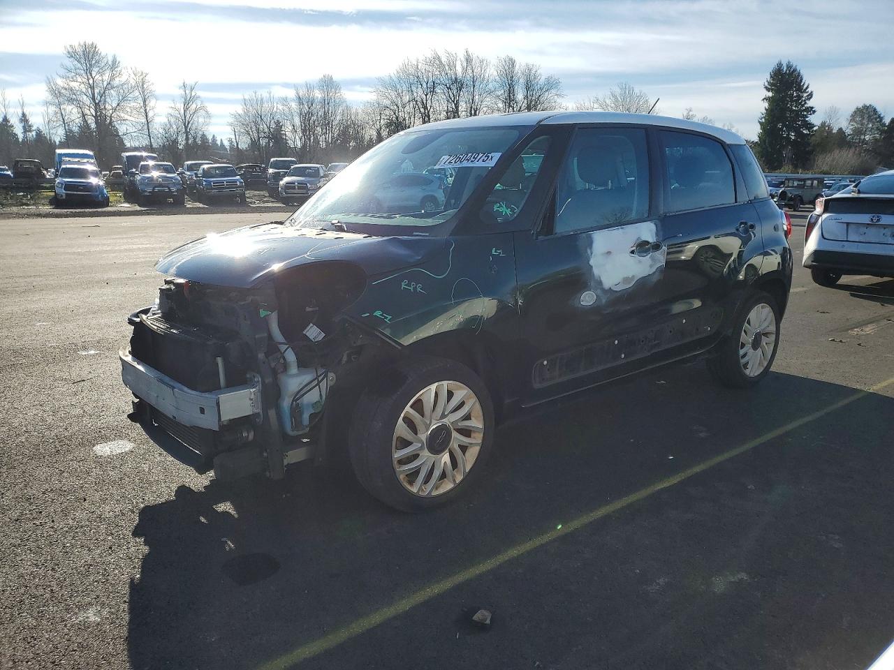 2015 FIAT 500L Lounge, VIN ZFBCFACH7FZ030722 — Front end
