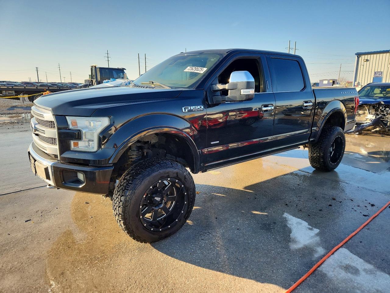 2015 Ford F-150 XLT, VIN 1FTEW1EG8FFC52522 — Interior fire