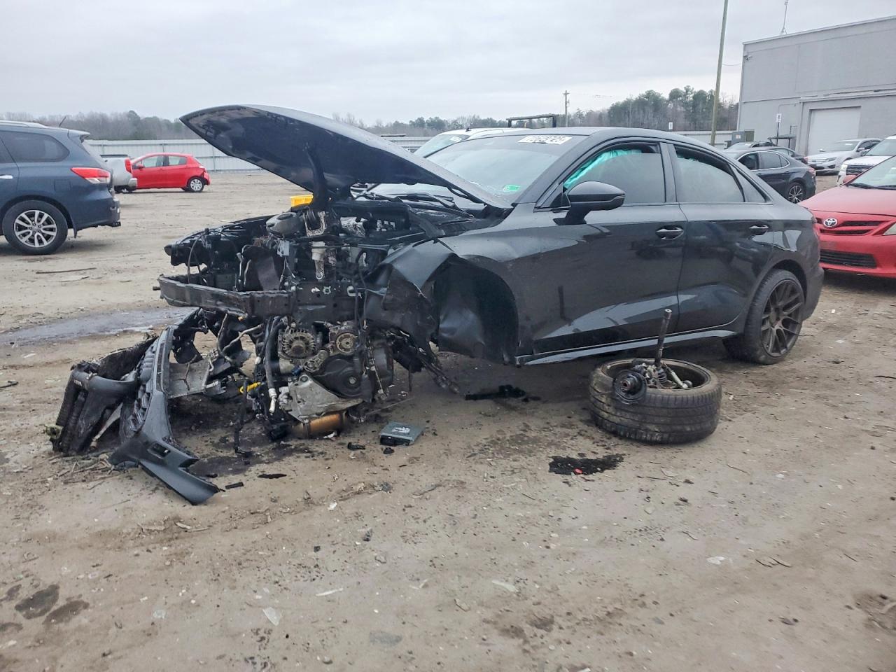 2024 Audi S3, VIN WAUG3DGY4RA081095 — По всему кузову