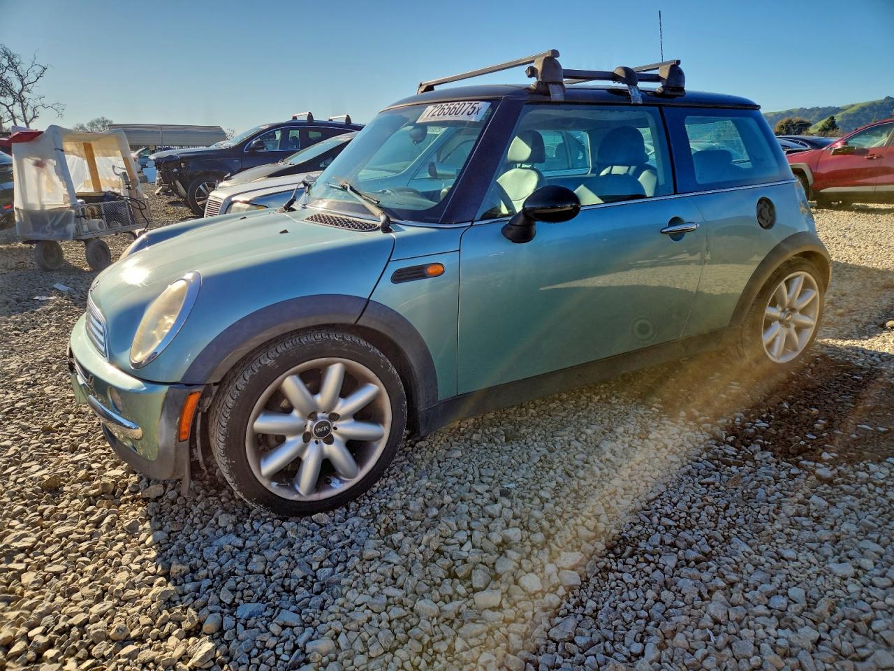 2002 MINI Hardtop, VIN WMWRC33402TC38267 — Rear end