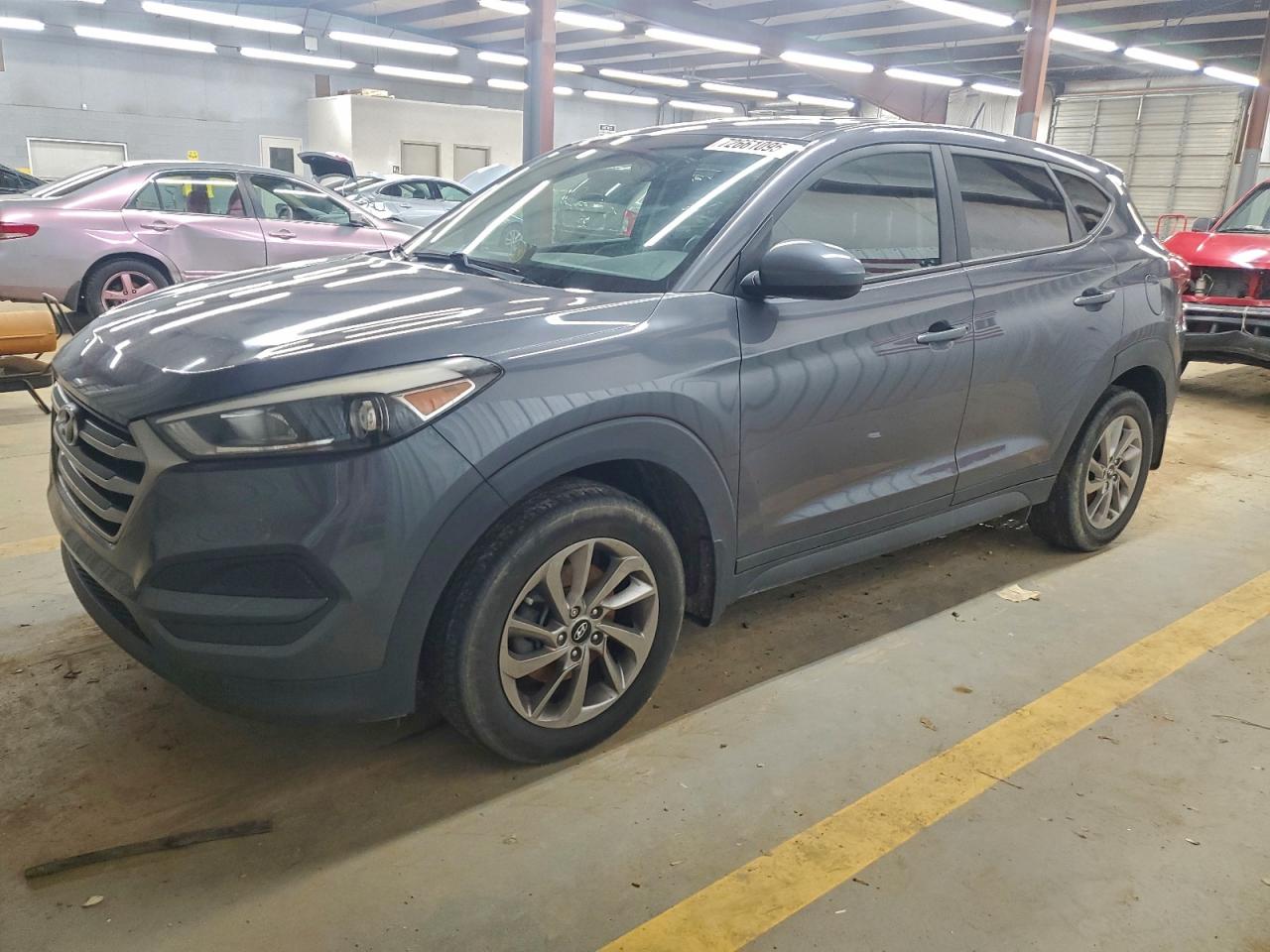 2017 Hyundai Tucson SE, VIN KM8J23A41HU527921 — Prior damage history