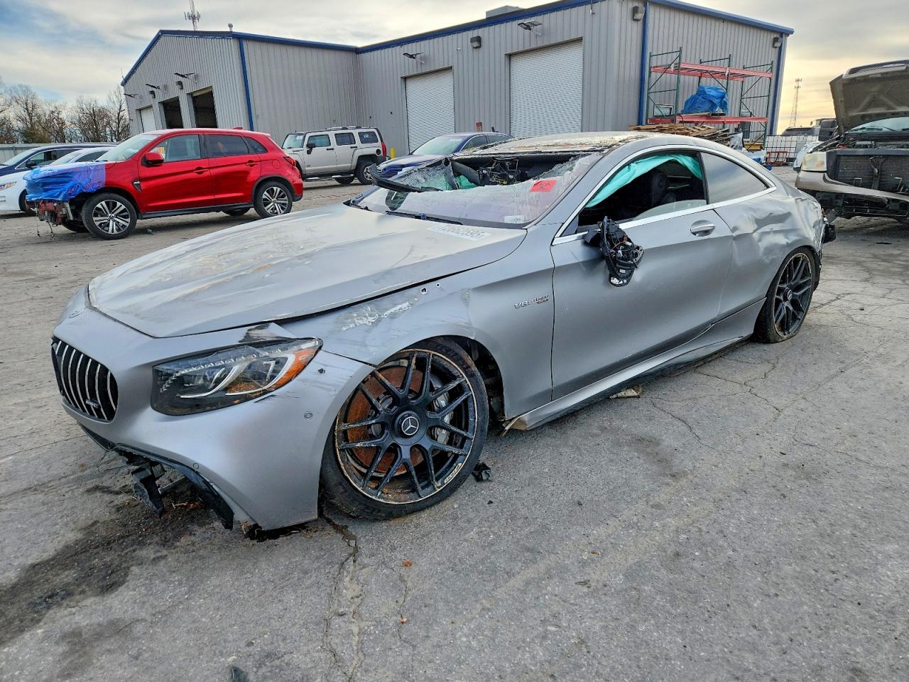 2018 Mercedes-Benz S 63 AMG, VIN WDDXJ8JB5JA033846 — Rollover