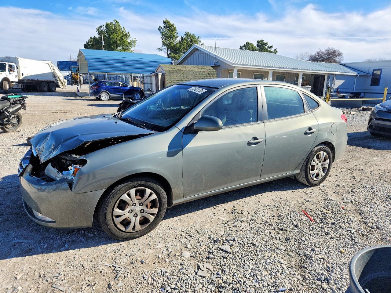 2010 Hyundai Elantra GLS, VIN KMHDU4AD6AU086144 — Front end