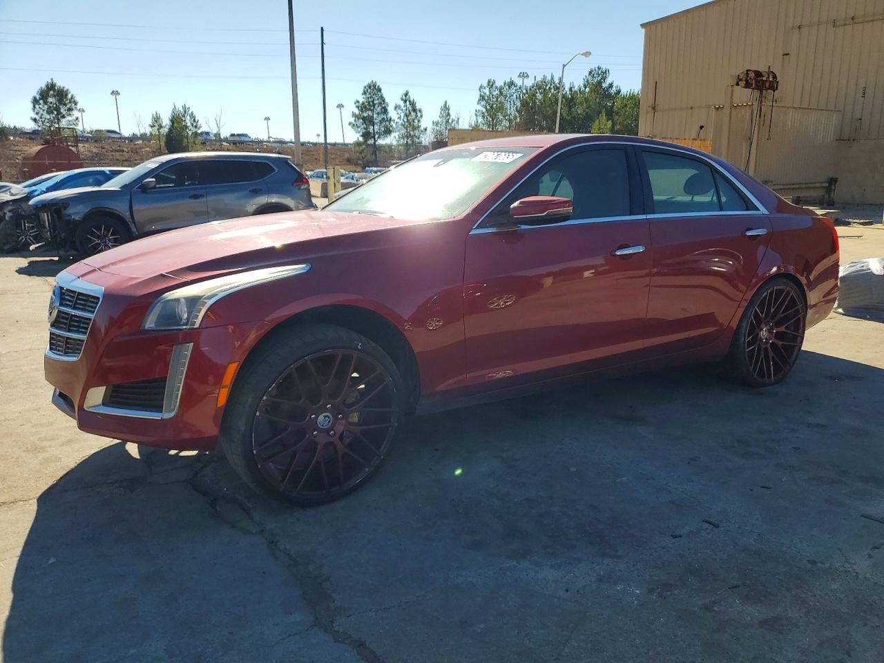 2014 Cadillac CTS RWD, VIN 1G6AP5SX8E0156580 — Фото с аукциона