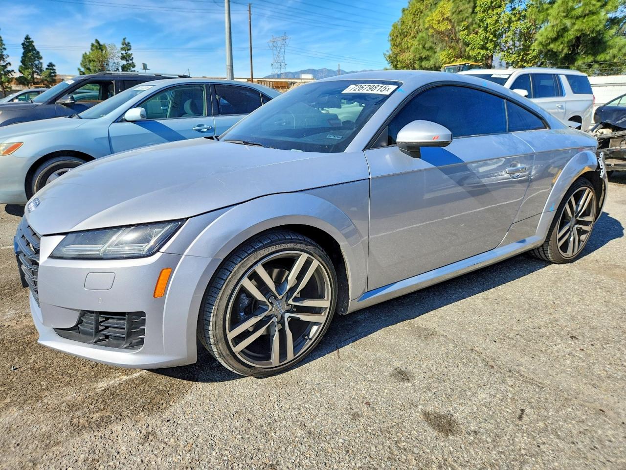 2017 Audi TT, VIN TRUC5AFV3H1012159 — Зад