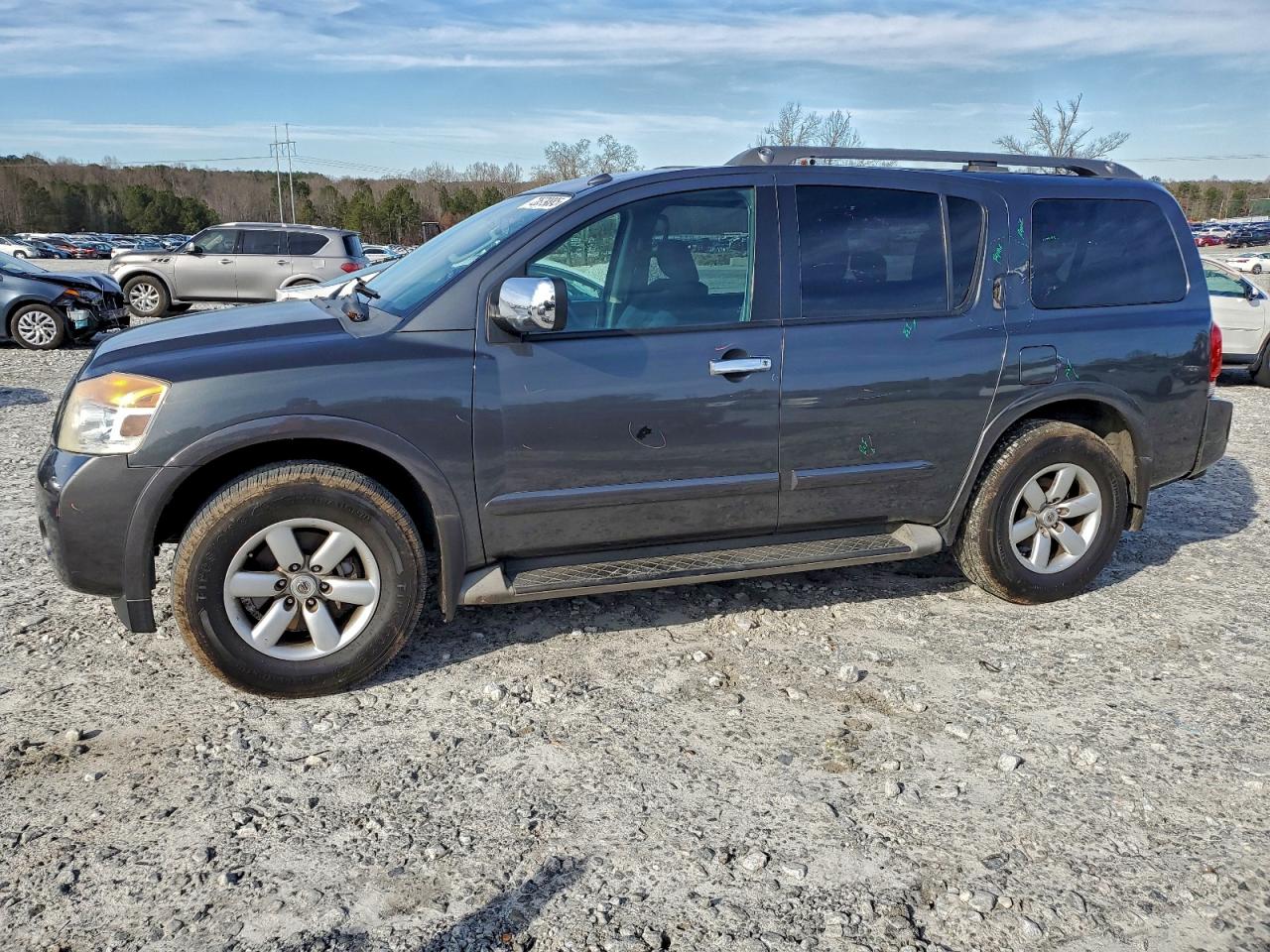 2012 Nissan Armada SV, VIN 5N1BA0ND9CN614081 — Vandalism