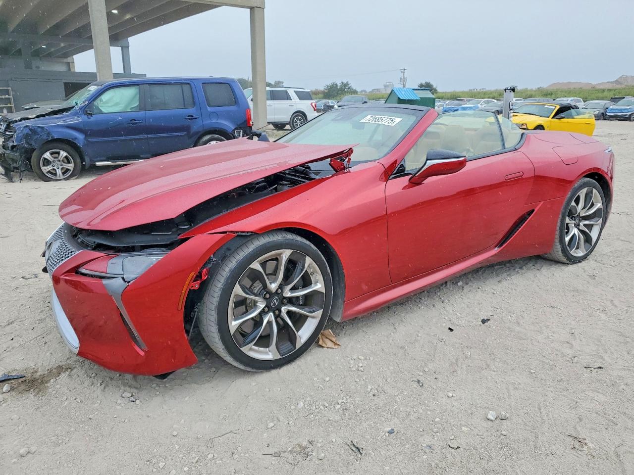 2023 Lexus LC 500h, VIN JTHMPAAY2PA107674 — Front end