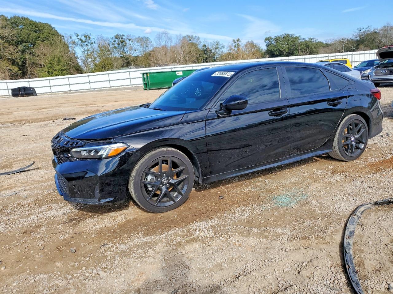 2025 Honda Civic Sport, VIN 2HGFE4F88SH332624 — Partial repair