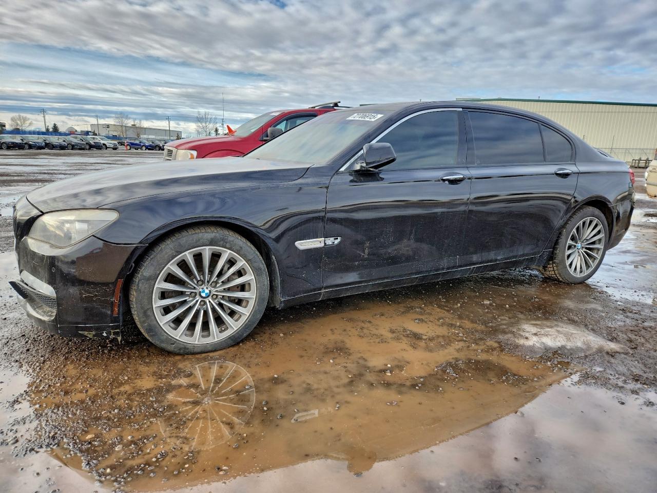 2010 BMW 7 Series 750Li xDrive, VIN WBAKC8C57ACY68144 — Frame damage