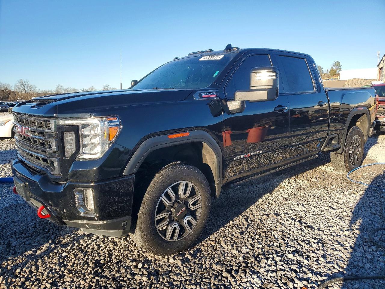2022 GMC Sierra 2500HD AT4, VIN 1GT49PEYXNF334152 — Vandalism