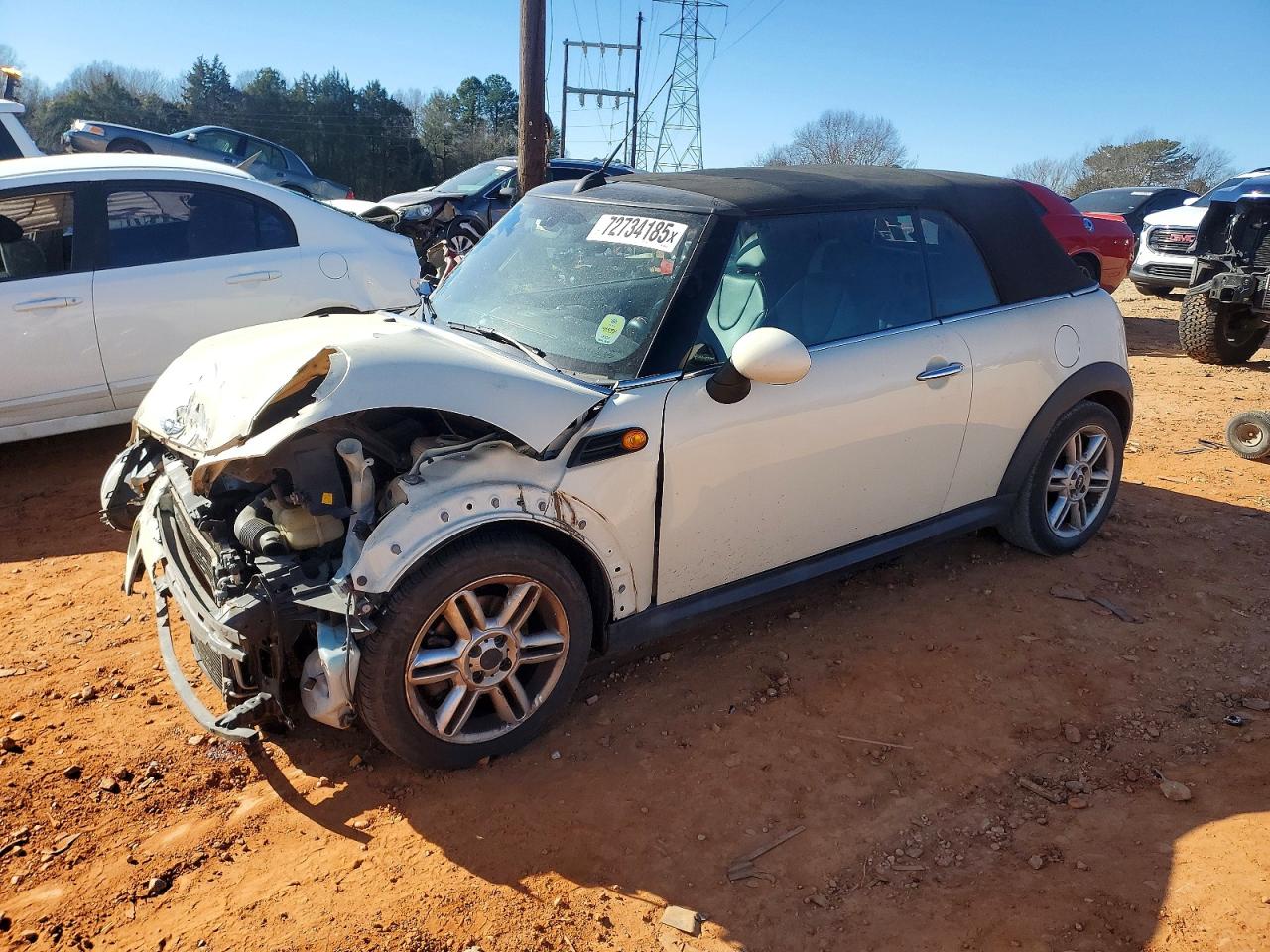 2015 MINI Convertible, VIN WMWZN3C58FT862503 — Перед