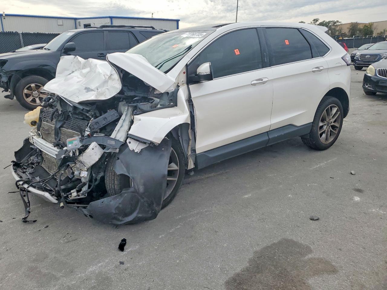 2015 Ford Edge Titanium, VIN 2FMPK3K85FBB25222 — Auction photo