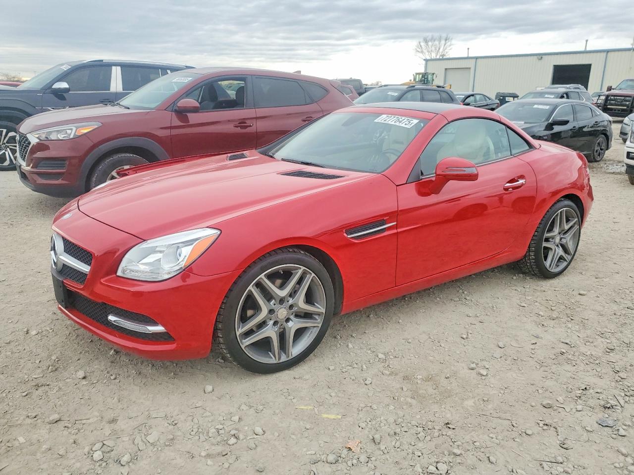 2015 Mercedes-Benz SLK 250, VIN WDDPK4HA3FF096456 — Front end