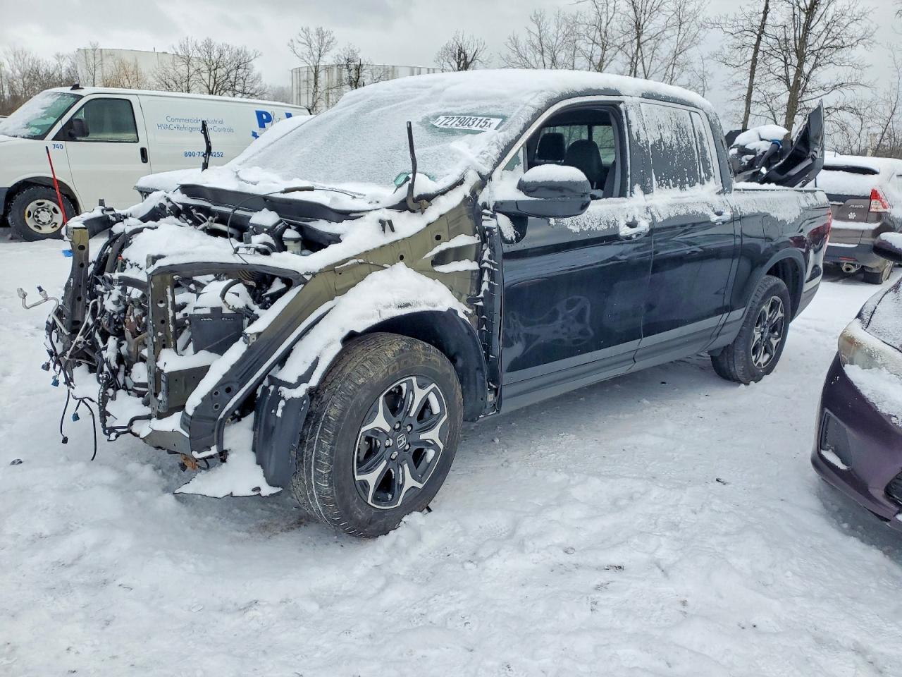 2020 Honda Ridgeline RTL-E, VIN 5FPYK3F78LB009352 — Фото с аукциона