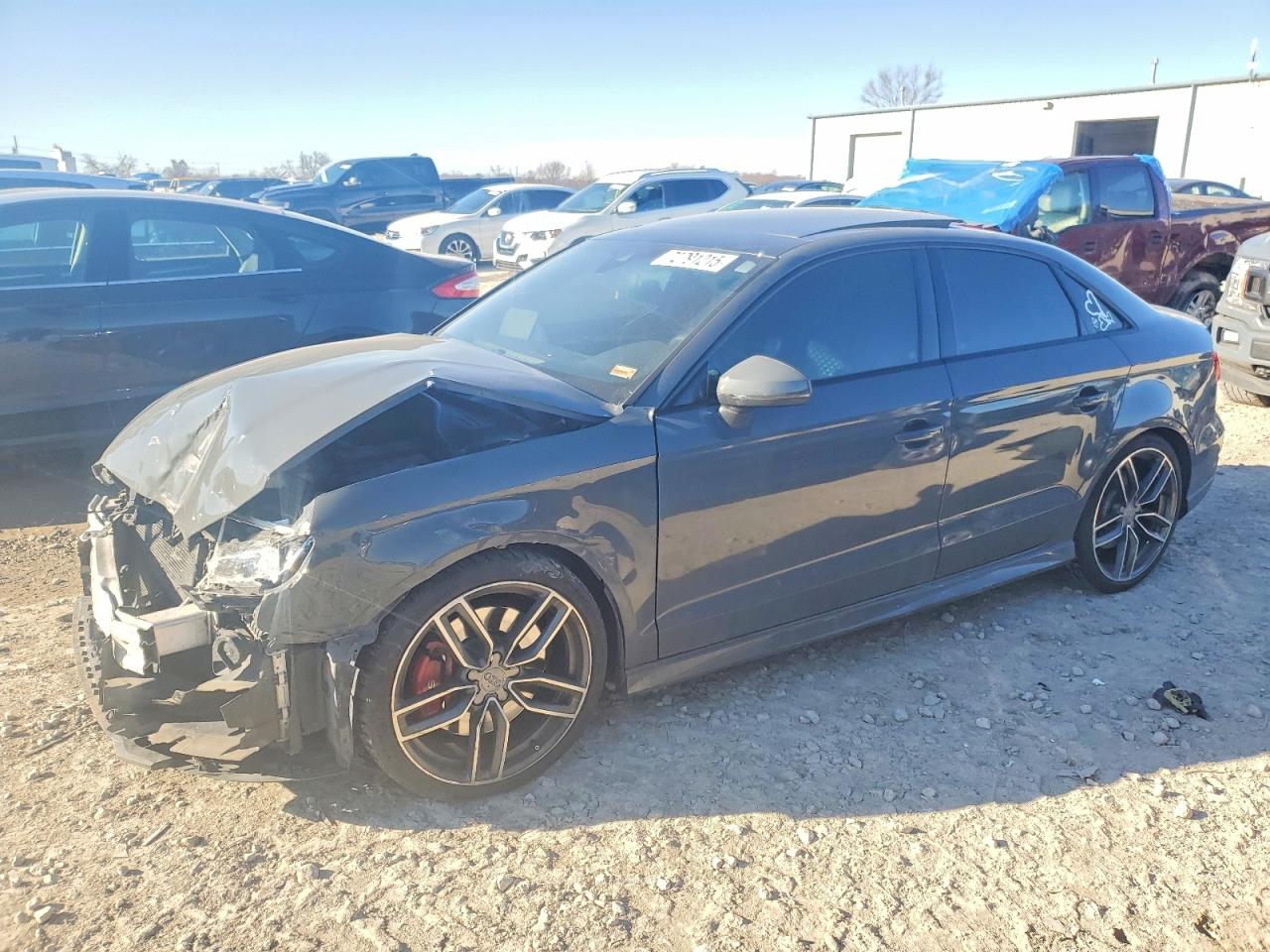 2018 Audi S3 Prestige, VIN WAUF1GFF0J1004473 — Front end