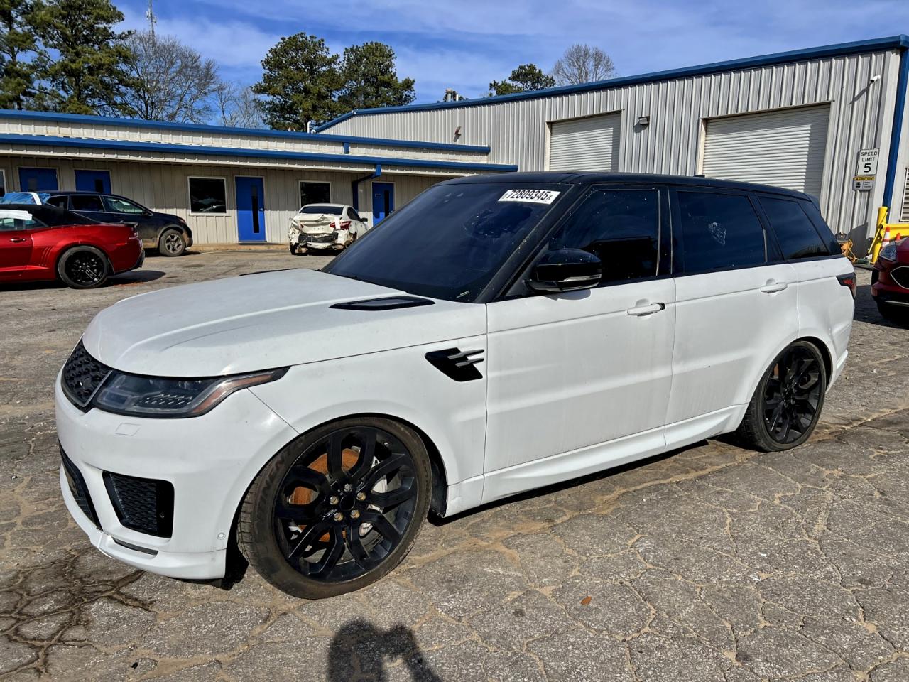 2018 Land Rover Range Rover Sport HSE, VIN SALWR2RK0JA196591 — Missing or altered VIN