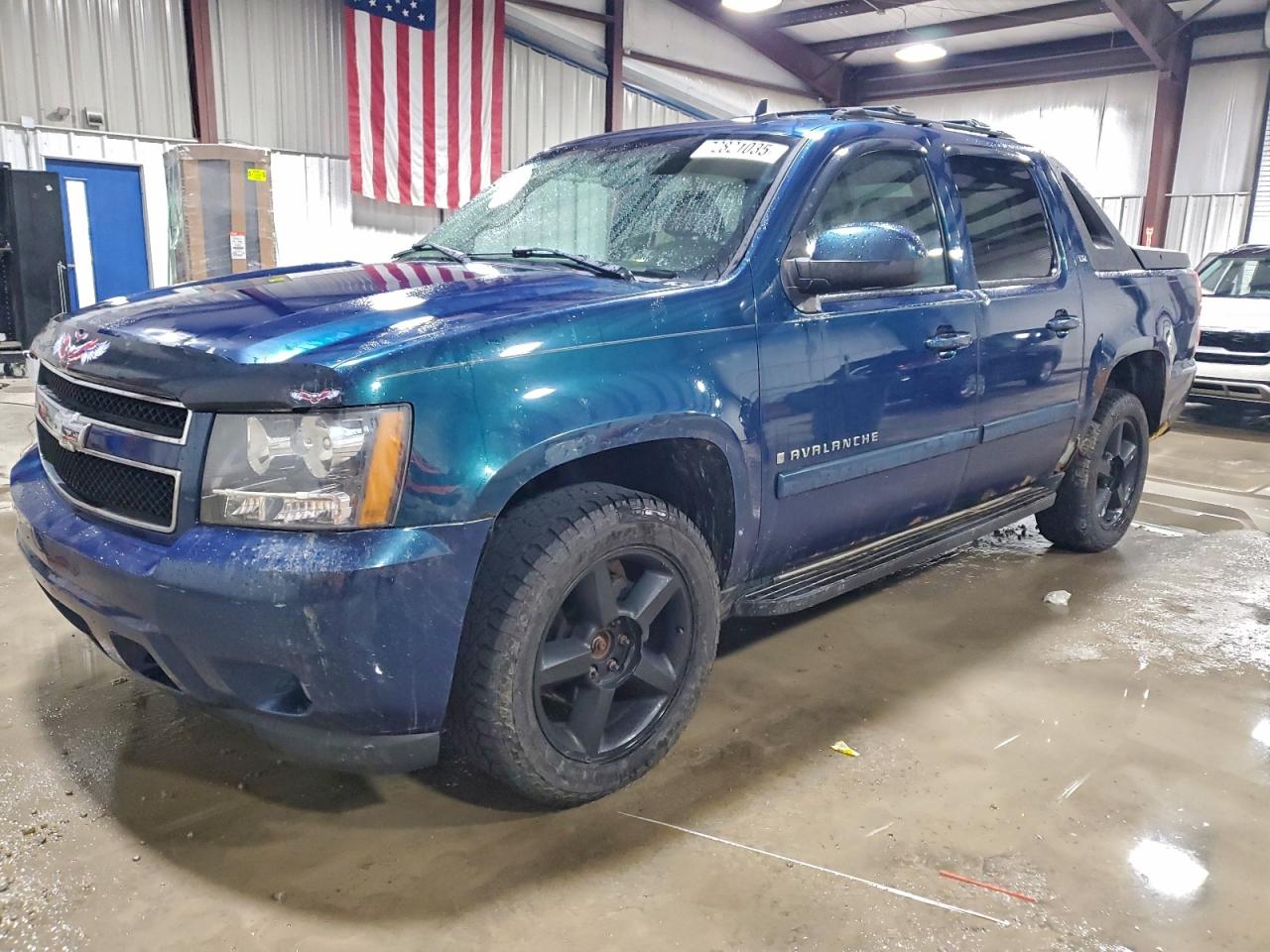 2007 Chevrolet Avalanche LTZ, VIN 3GNFK12387G185963 — Front end