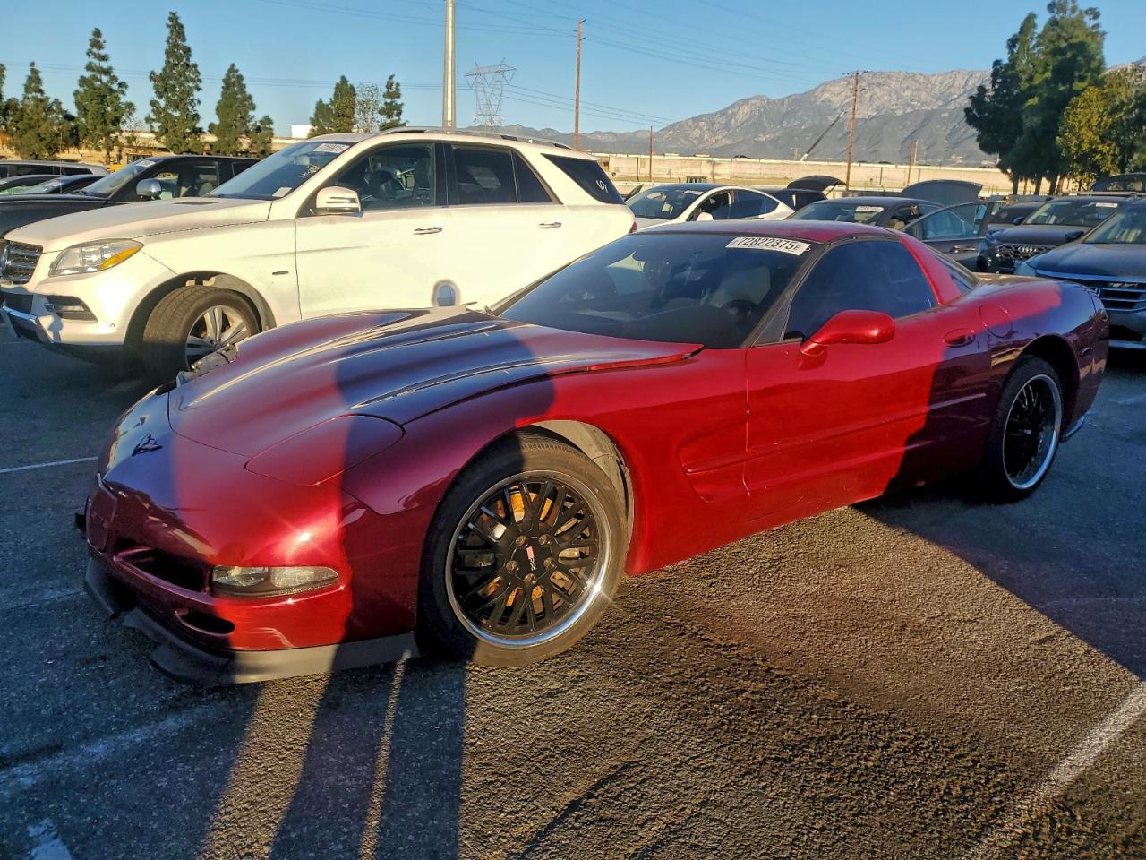 2000 Chevrolet Corvette, VIN 1G1YY22G7Y5123660 — Front end