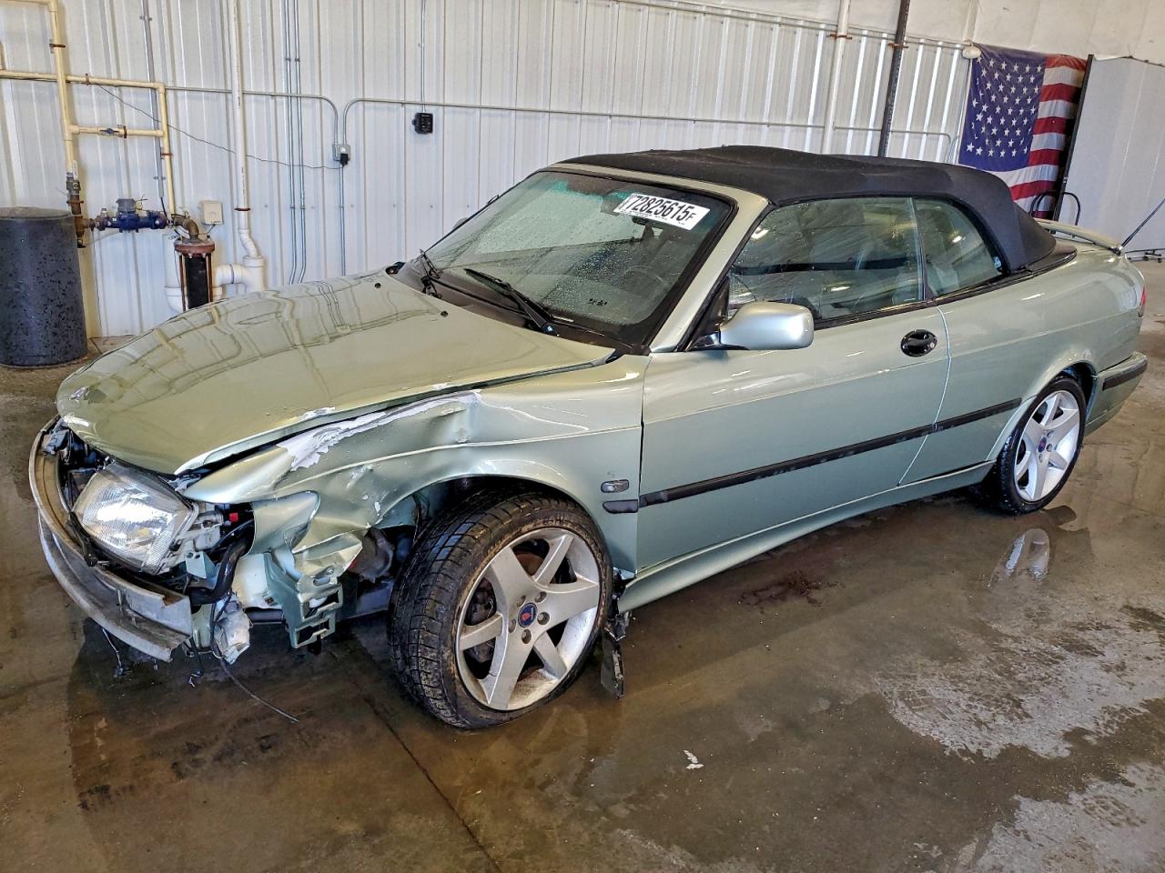 2002 Saab 9-3 SE, VIN YS3DF75K127016651 — Перед