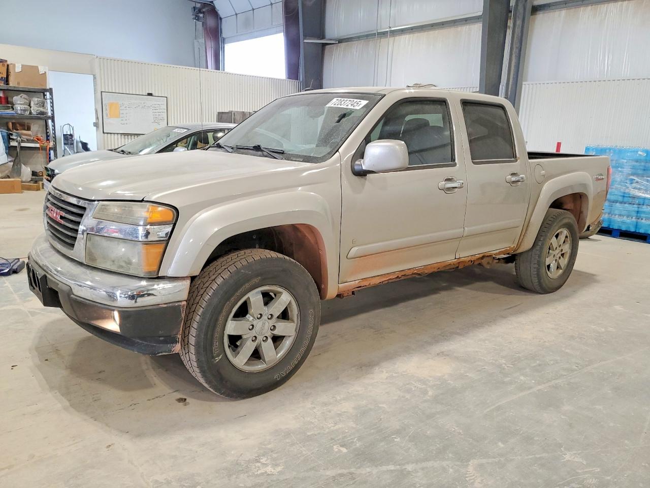 2009 GMC Canyon SLE1, VIN 1GTDT13E898124098 — Frame damage