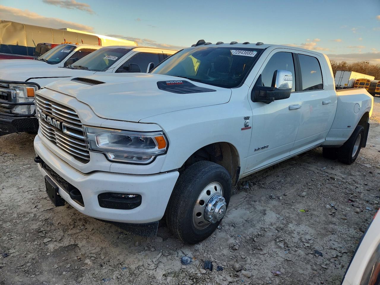 2024 Ram 3500 Laramie, VIN 3C63RRML4RG318263 — Interior fire