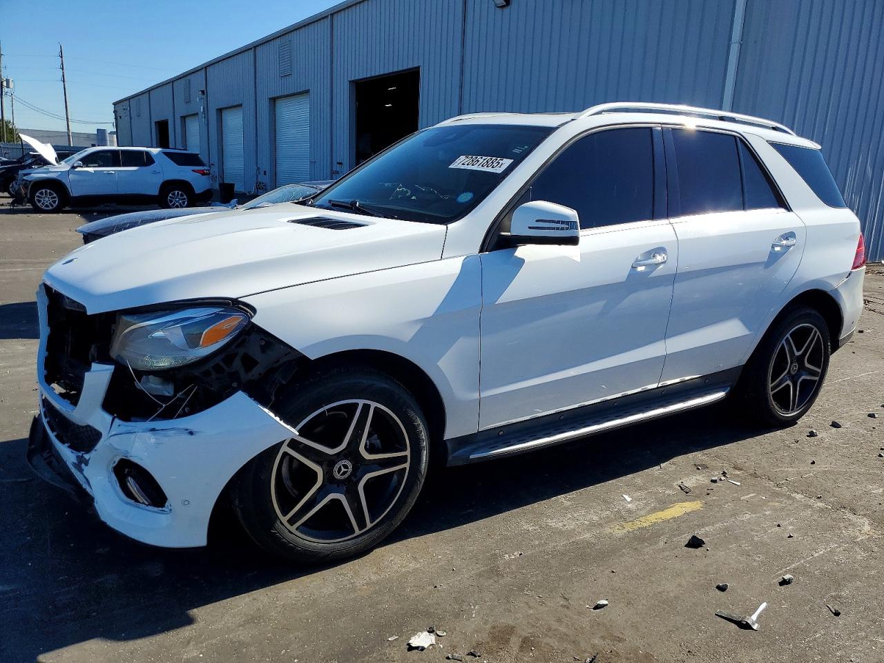 2018 Mercedes-Benz GLE 350, VIN 4JGDA5JB8JB028254 — Front end