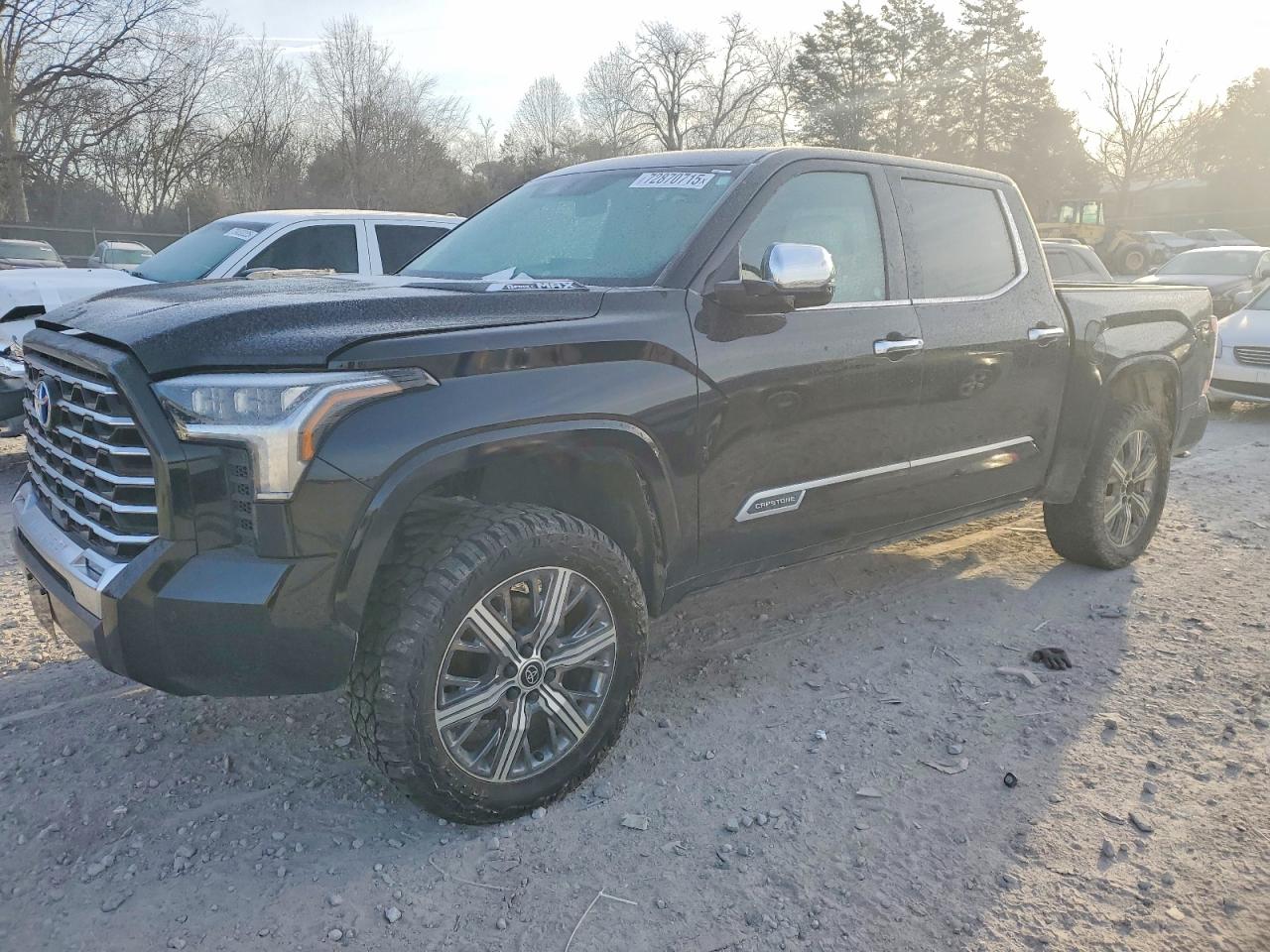 2022 Toyota Tundra Capstone Hybrid, VIN 5TFVC5DB3NX006234 — Engine fire