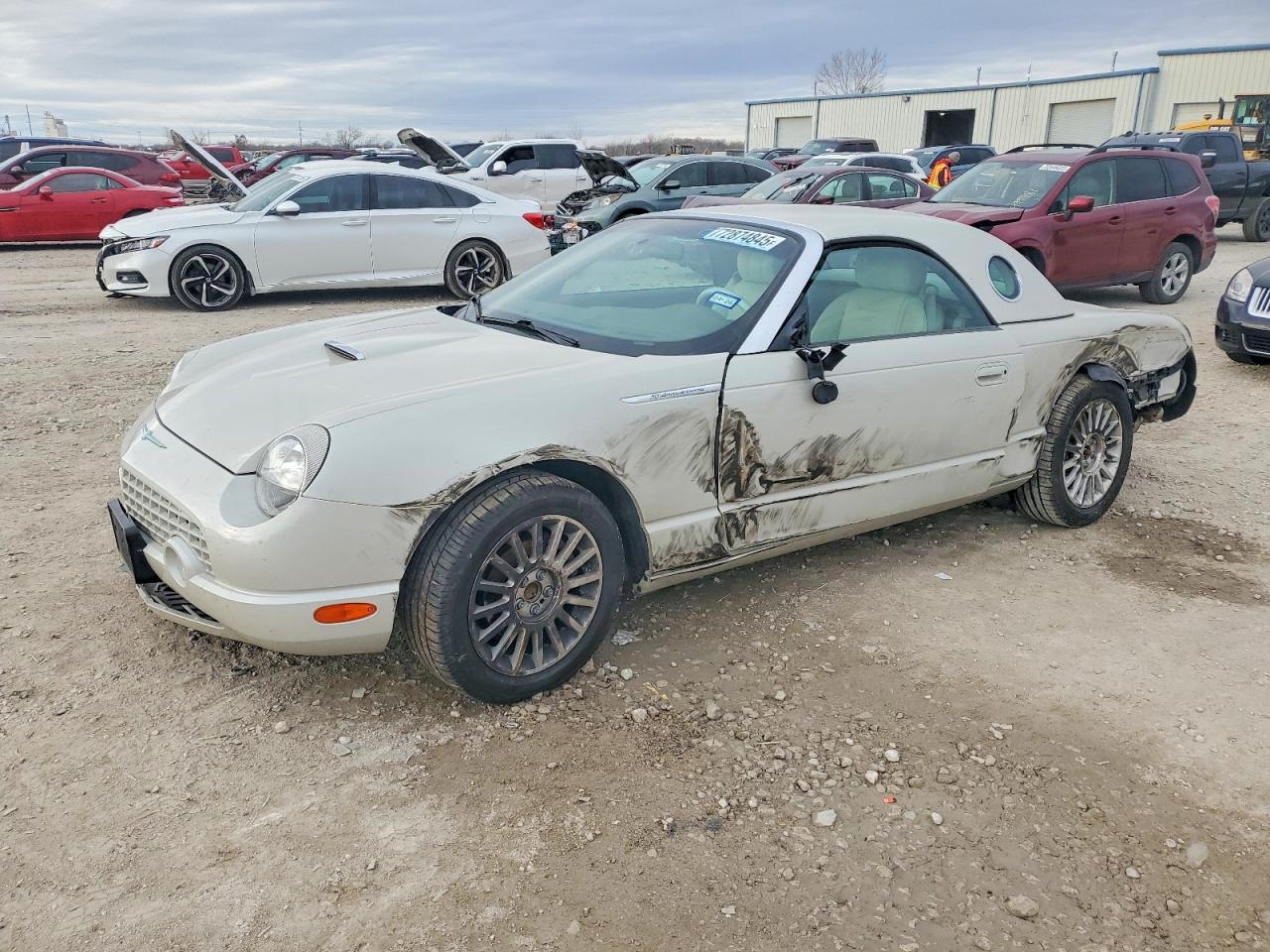 2005 Ford Thunderbird 50th Anniversary, VIN 1FAHP69A85Y105090 — Бок