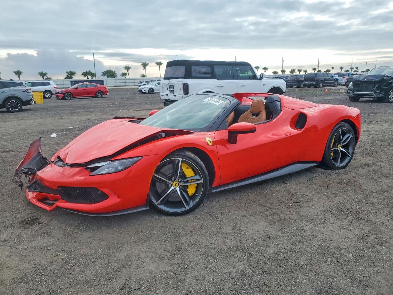 2024 Ferrari 296 GTS, VIN ZFF01SMA5R0310123 — Front end