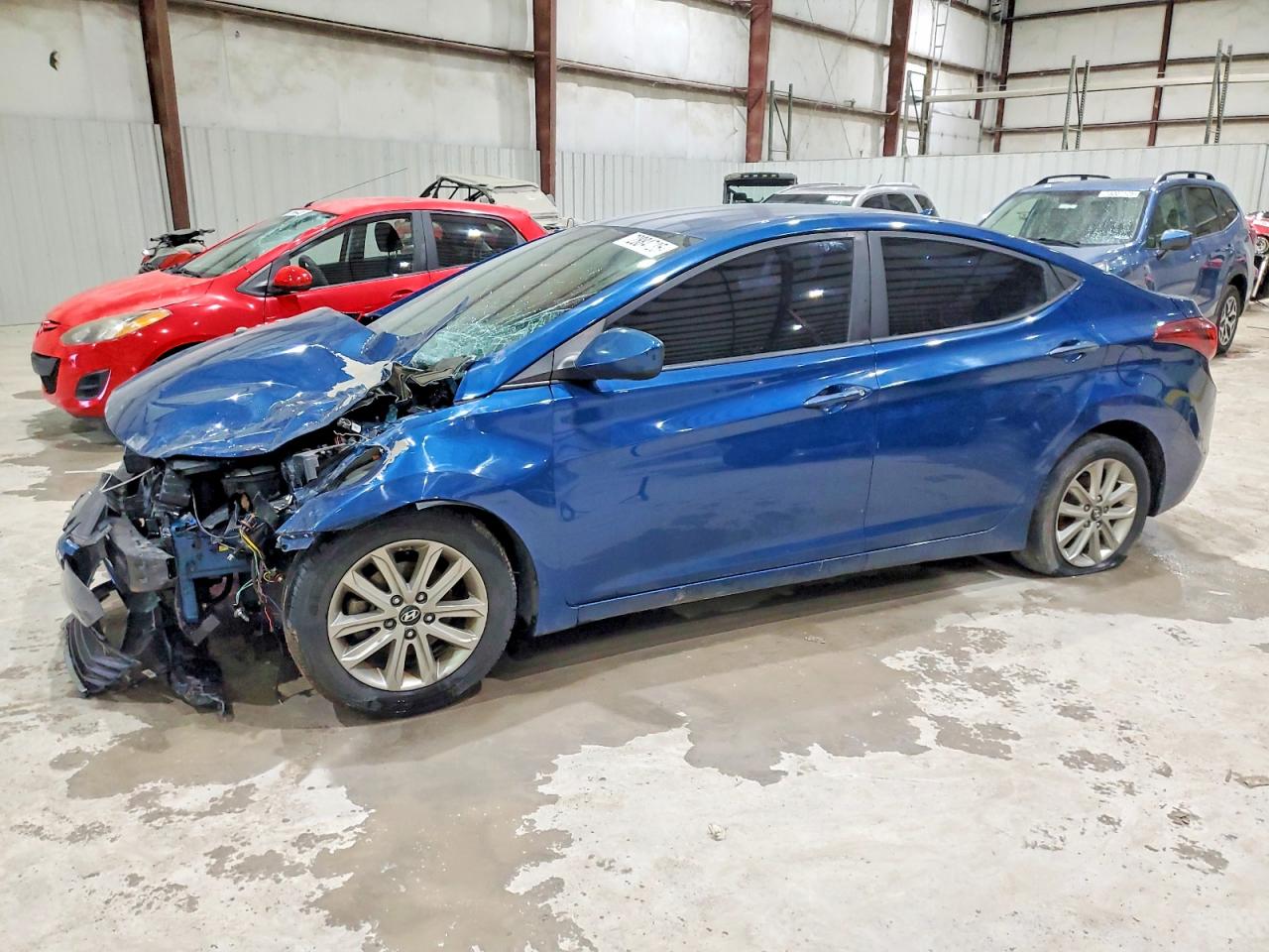 2014 Hyundai Elantra SE, VIN KMHDH4AE0EU190387 — Front end