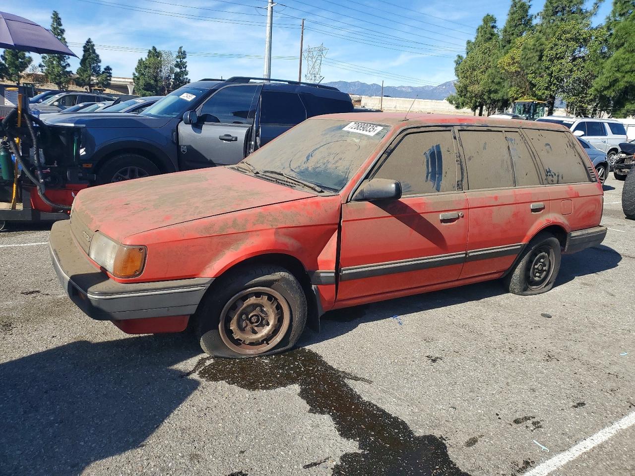 1987 Mazda 323, VIN JM1BW622XH0510456 — Front end