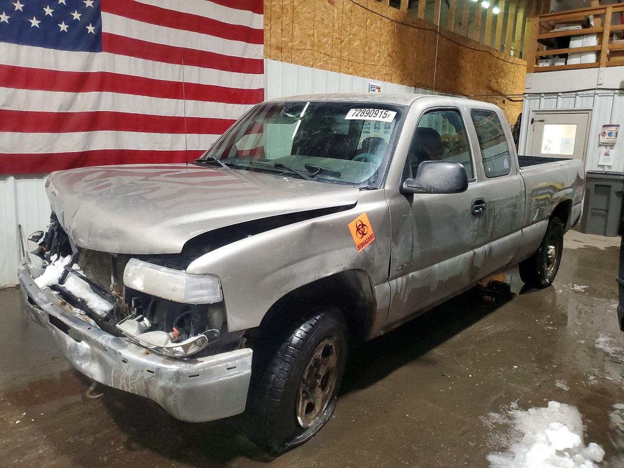 2001 Chevrolet Silverado 1500, VIN 1GCEK19V51Z224687 — Biohazard / chemical
