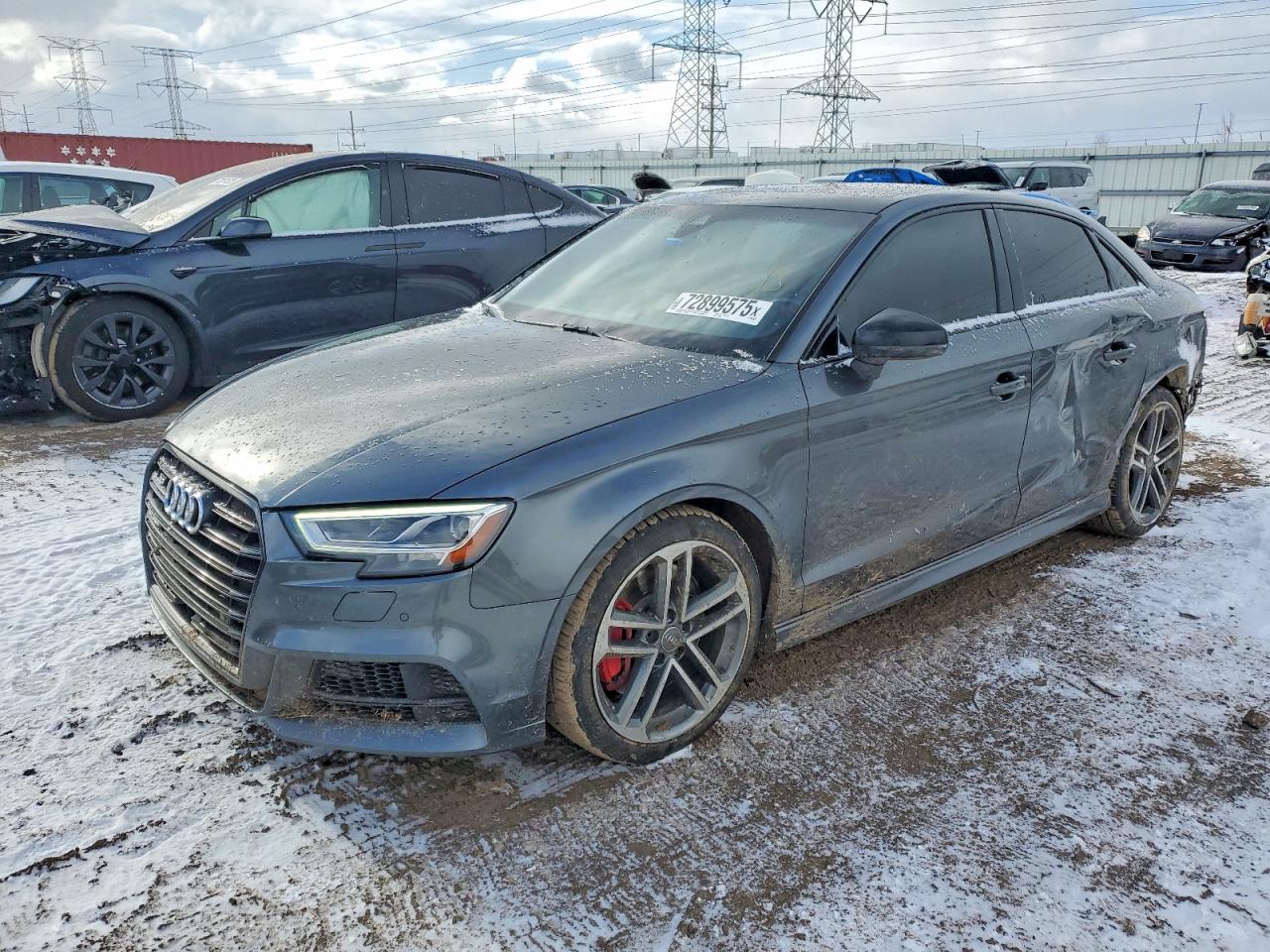 2020 Audi S3 S line Premium Plus, VIN WAUE1GFFXLA097002 — Rear end
