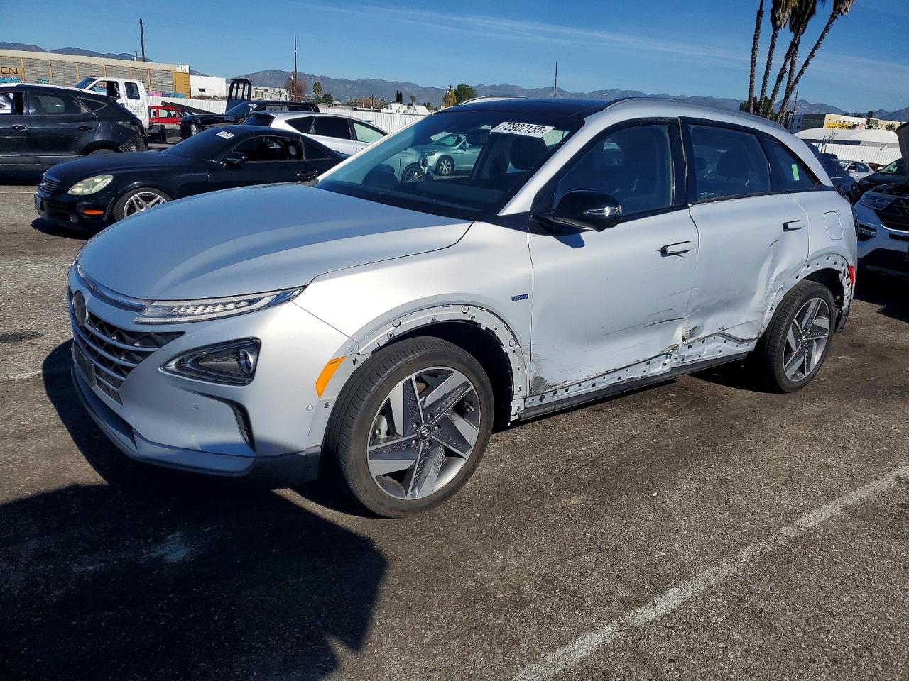 2019 Hyundai NEXO Limited, VIN KM8J84A63KU003196 — Vandalism