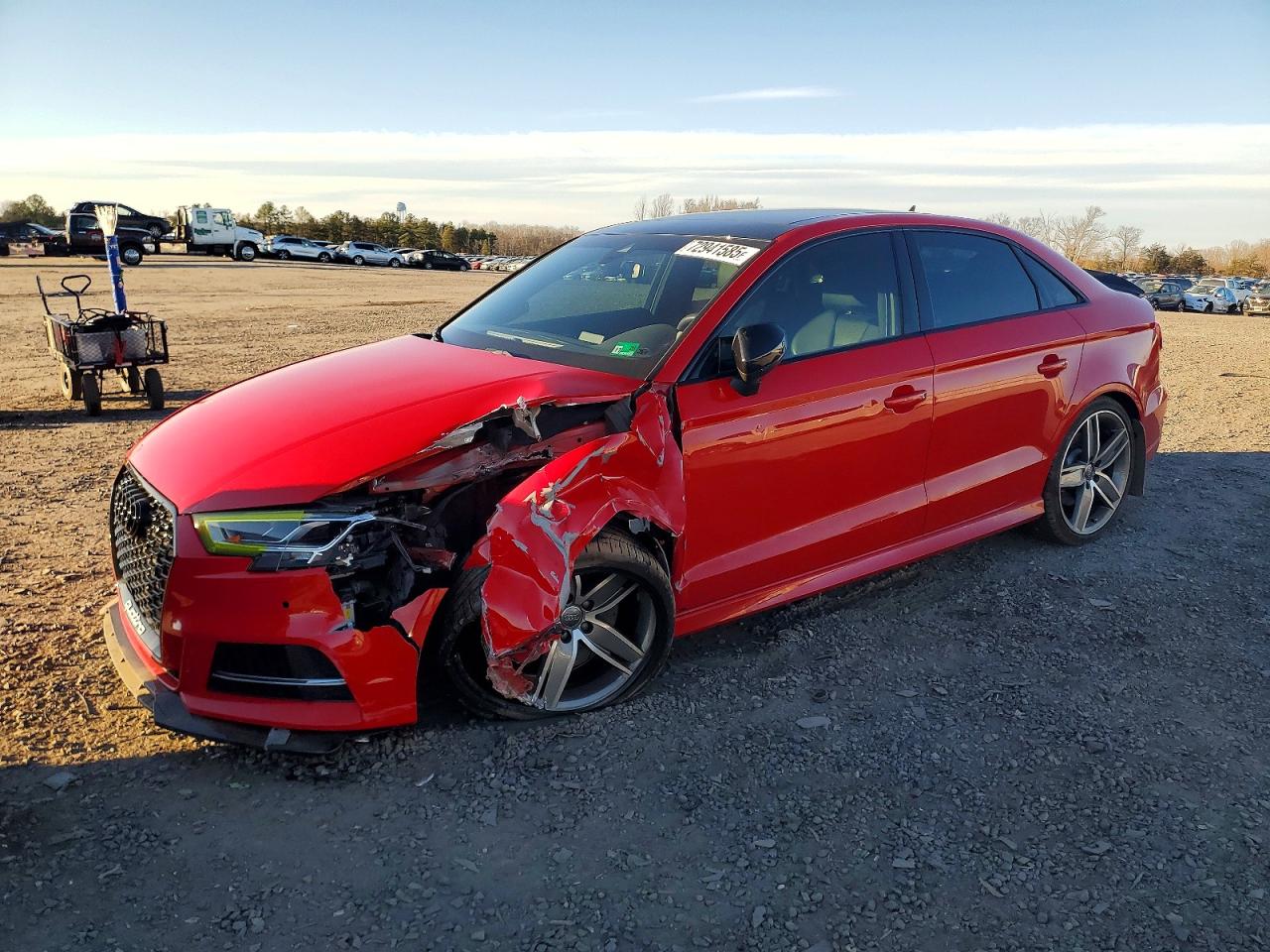 2020 Audi S3 S line Premium Plus, VIN WAUE1GFF2LA029356 — Front end