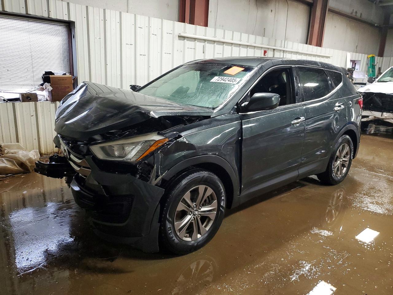2013 Hyundai Santa Fe Sport, VIN 5XYZTDLB4DG044067 — Front end