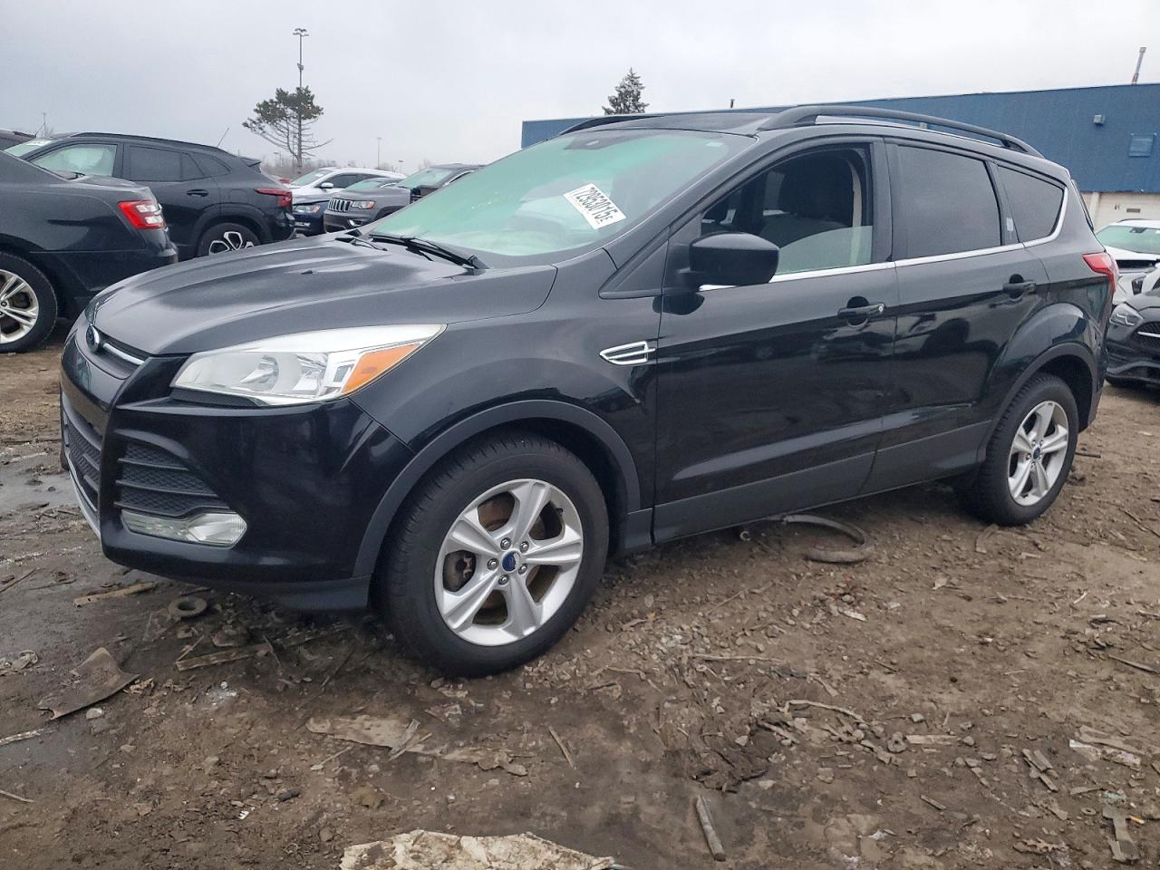 2016 Ford Escape SE, VIN 1FMCU9GX8GUA96497 — Interior fire