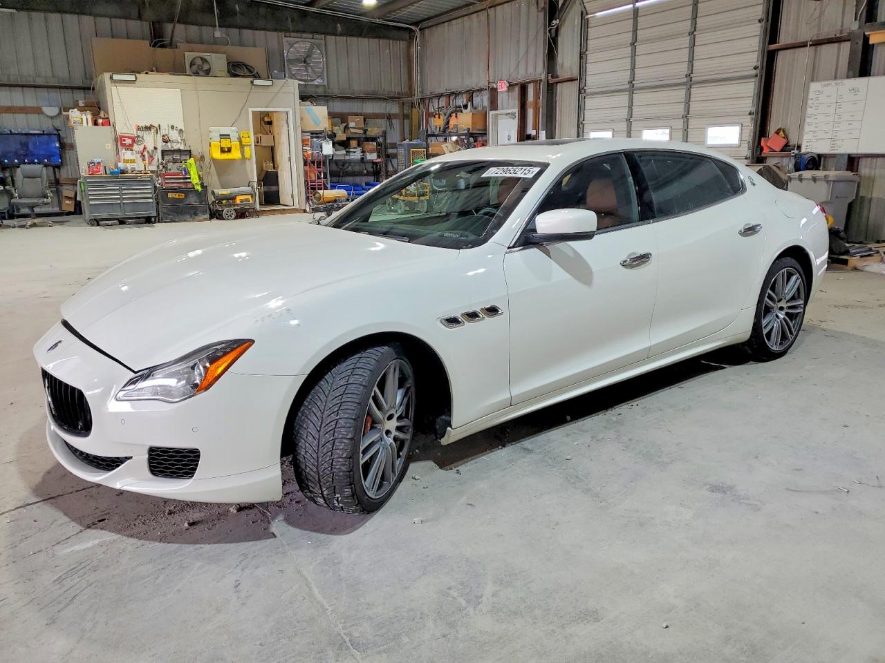 2016 Maserati Quattroporte GTS, VIN ZAM56PPA5G1165649 — Front end