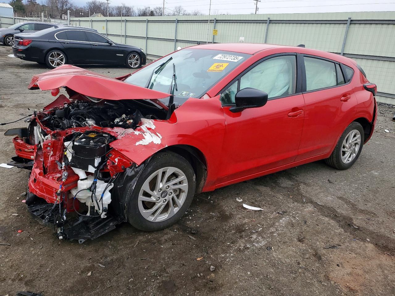 2025 Subaru Impreza, VIN JF1GUABC4S8251565 — Перед
