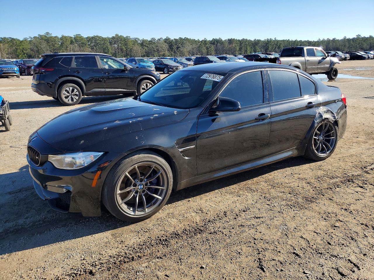 2016 BMW M3, VIN WBS8M9C55G5D31619 — Rear end