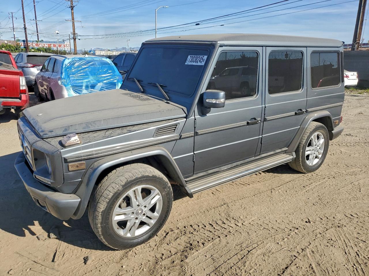 2008 Mercedes-Benz G 500, VIN WDCYR49E78X171646 — Front end