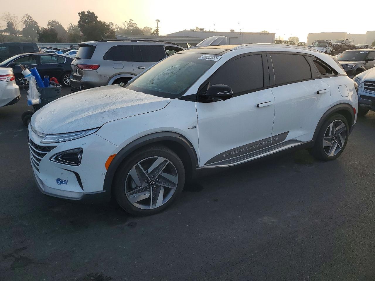2021 Hyundai NEXO Limited, VIN KM8J84A63MU013827 — Vandalism