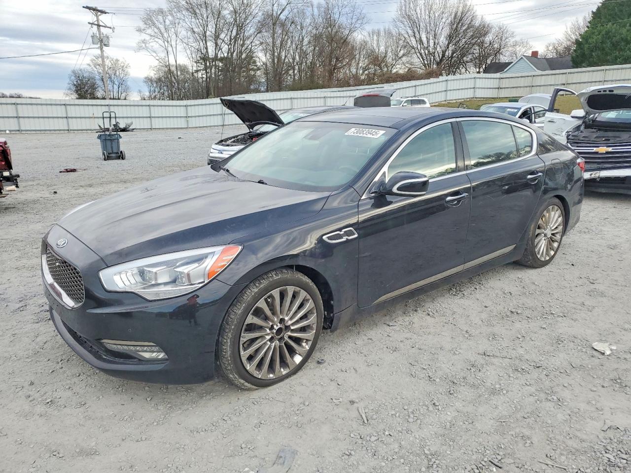 2017 Kia K900 Luxury, VIN KNALW4D45H6036546 — Undercarriage